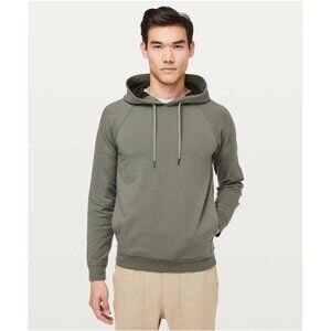 Lululemon City Sweat Pullover Hoodie Grey Sage Green Men S French Terry Athletic